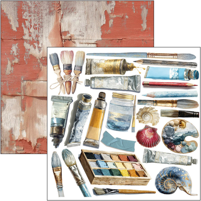 Ciao Bella An Artist Journey 6x6 Inch Fussy Cut Pad (24pcs)