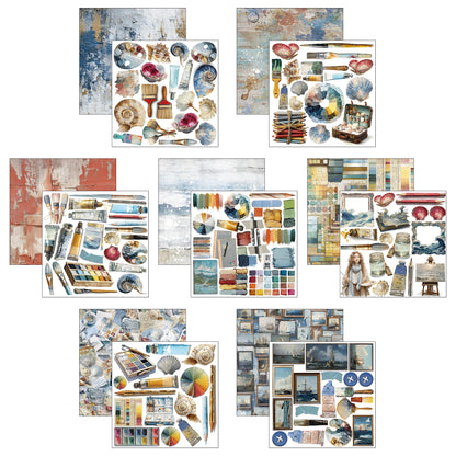 Ciao Bella An Artist Journey 6x6 Inch Fussy Cut Pad (24pcs)