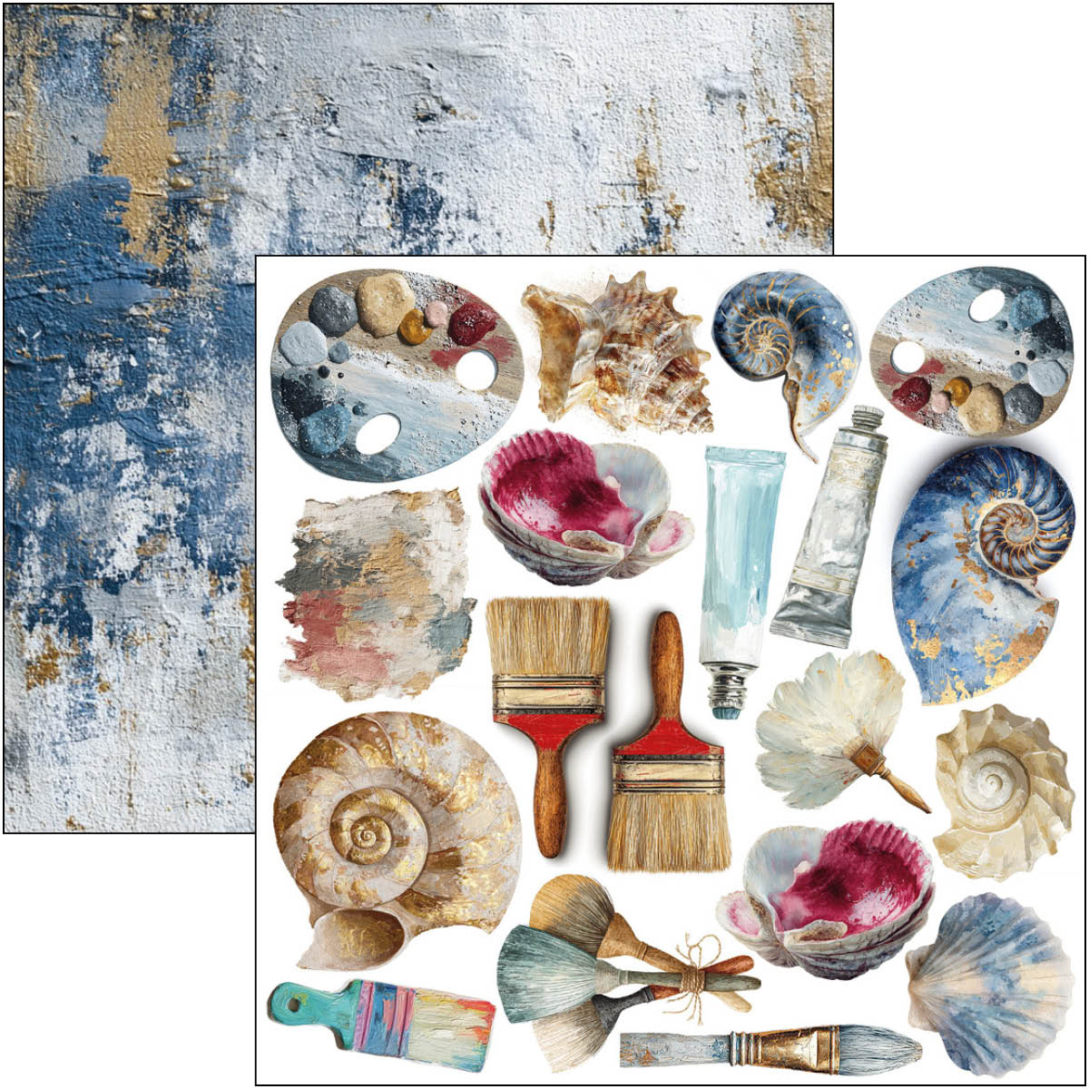 Ciao Bella An Artist Journey 6x6 Inch Fussy Cut Pad (24pcs)