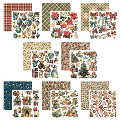 Ciao Bell Merry & Bright 6x6 Inch Fussy Cut Pad (24pcs)