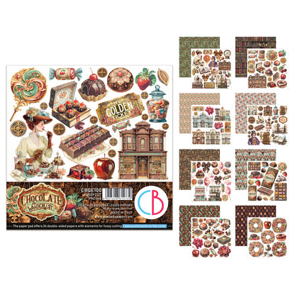 Ciao Bell The Chocolate Factory 6x6 Inch Fussy Cut Pad (24pcs)