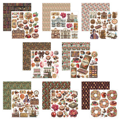 Ciao Bell The Chocolate Factory 6x6 Inch Fussy Cut Pad (24pcs)