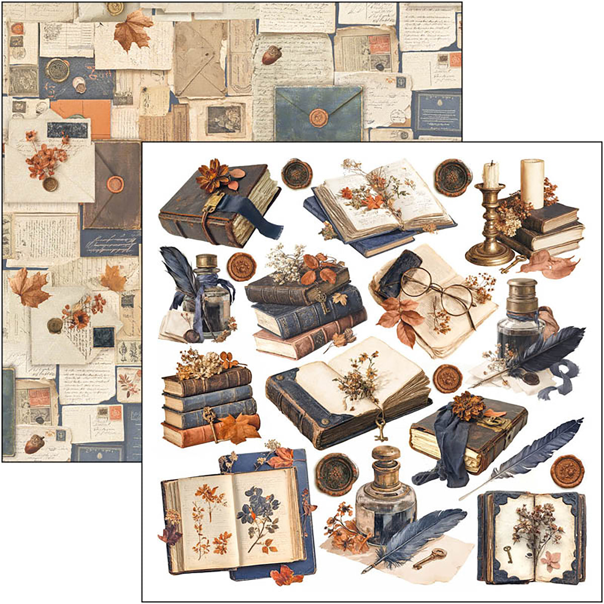 Ciao Bella Poetry 6x6 Inch Fussy Cut Pad (24pcs)