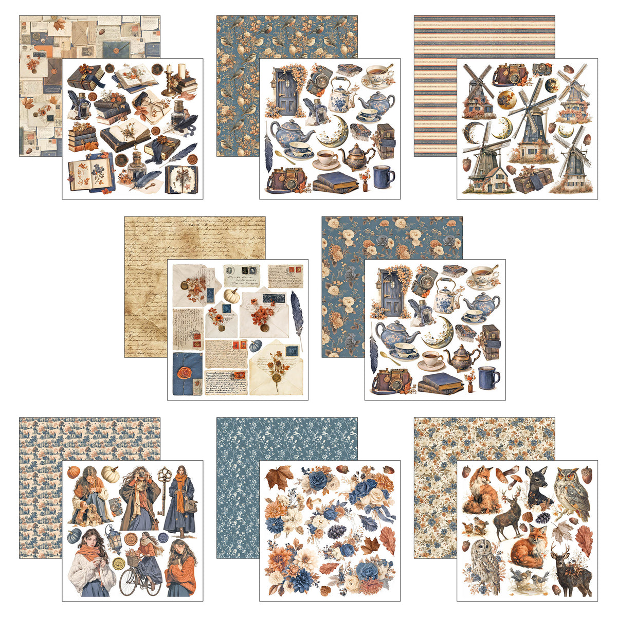 Ciao Bella Poetry 6x6 Inch Fussy Cut Pad (24pcs)