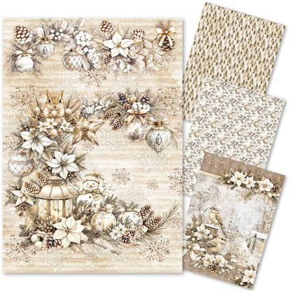 Ciao Bella Winter Season A4 Rice Paper Mixed (4pcs)