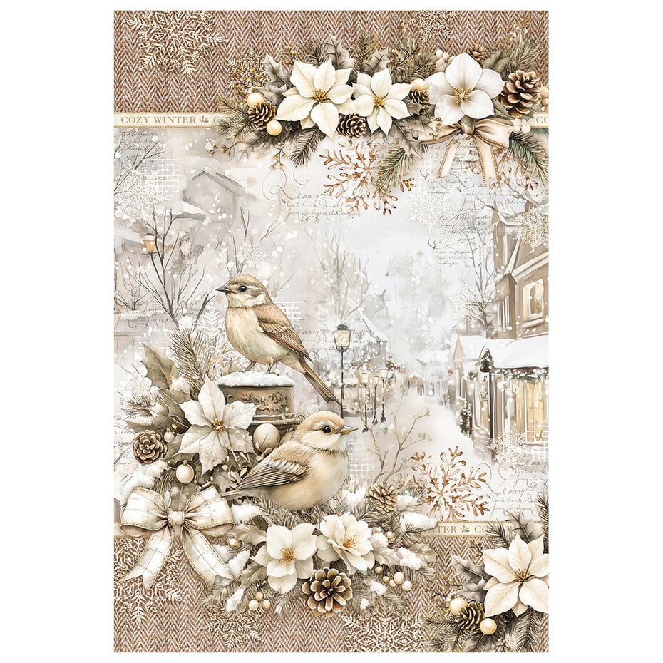 Ciao Bella Winter Season A4 Rice Paper Mixed (4pcs)