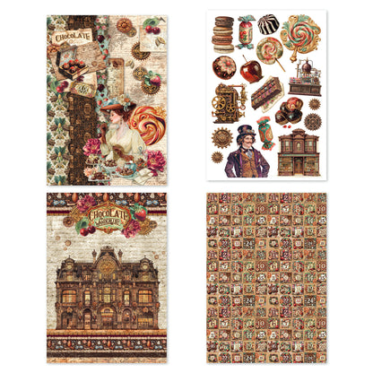 Ciao Bell The Chocolate Factory A4 Rice Paper Mixed (4pcs)