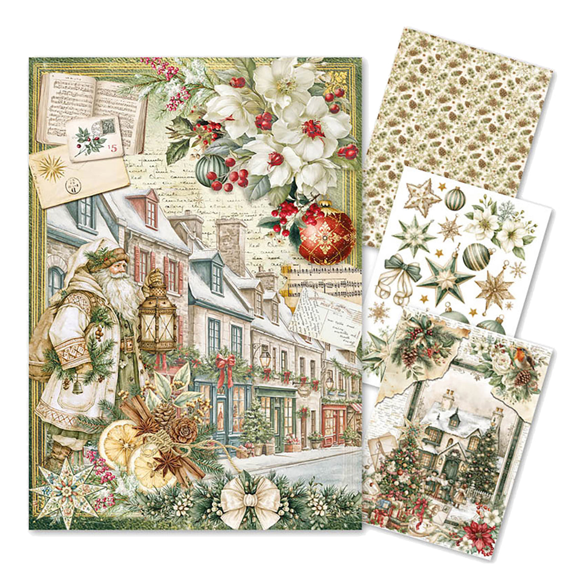 Ciao Bella Christmas A4 Rice Paper Mixed (4pcs)