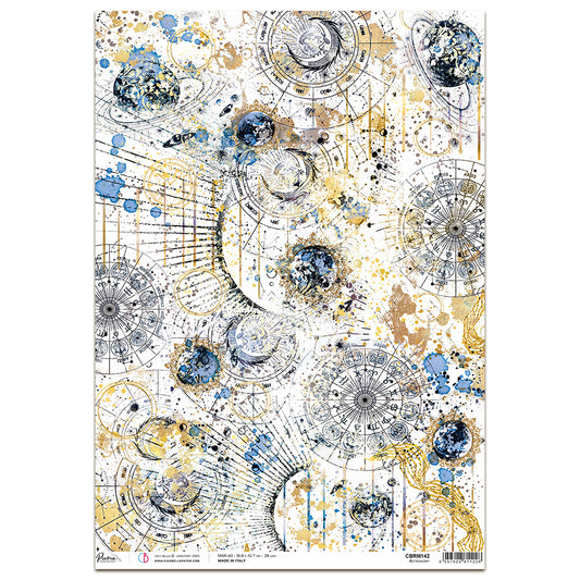 Ciao Bella Celestial A3 Rice Paper Astronomy (1pc)