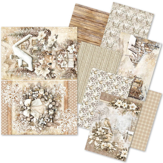 Ciao Bella Winter Season A5 Rice Paper Mixed (8pcs)