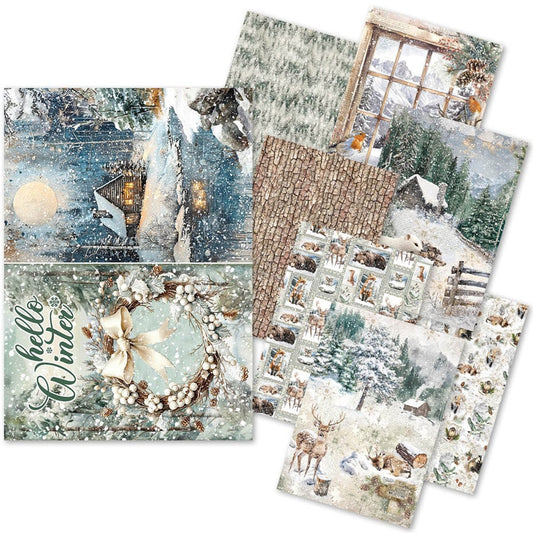 Ciao Bella Forest Tales A5 Rice Paper Mixed (8pcs)