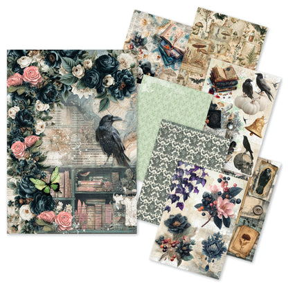 Ciao Bella The Witch's Grimoire A5 Rice Paper Mixed (8pcs)
