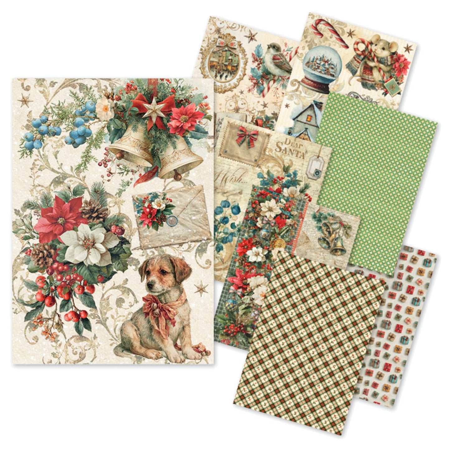 Ciao Bella Cozy Christmas A5 Rice Paper Mixed (8pcs)