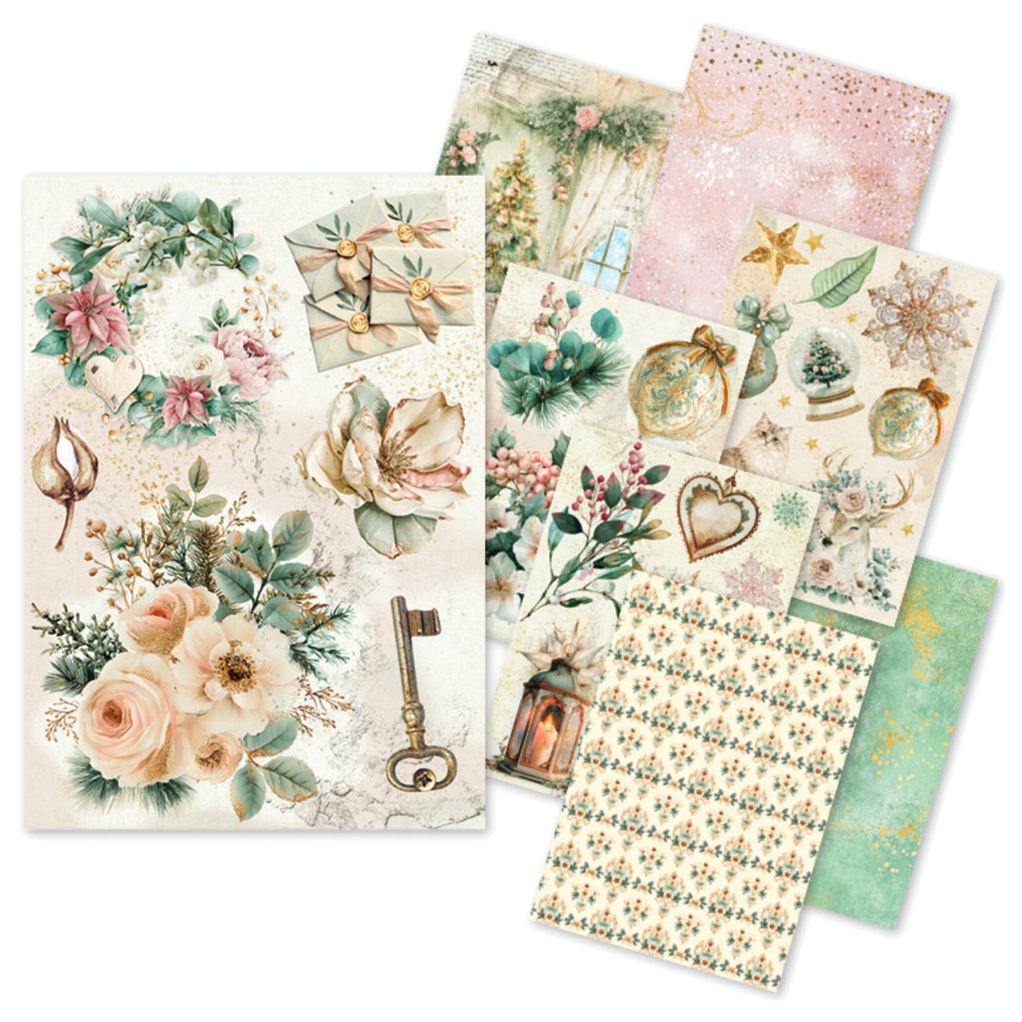 Ciao Bella Golden Winter A5 Rice Paper Mixed (8pcs)