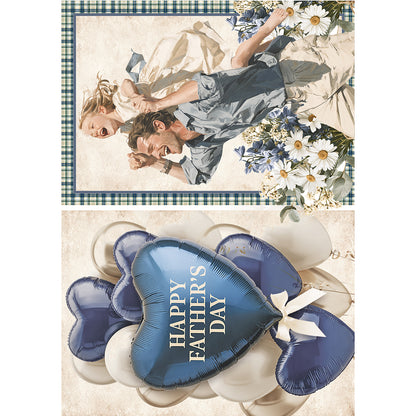 Ciao Bella Mother's Day & Father's Day A5 Rice Paper Mixed (8pcs)