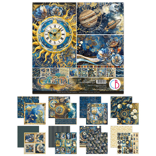 Ciao Bella Celestial 12x12 Inch Patterns Pad (8pcs)