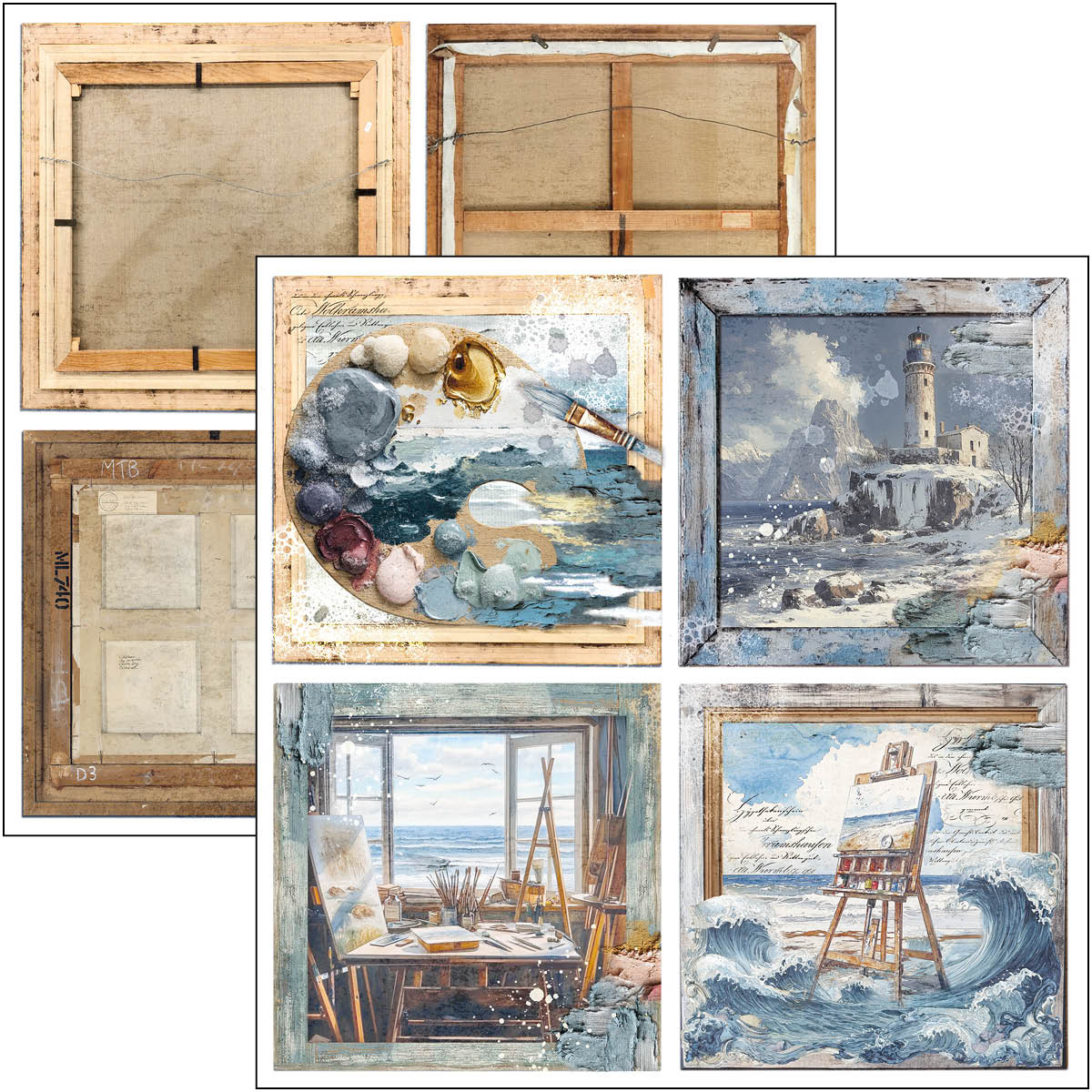 Ciao Bella An Artist Journey 12x12 Inch Patterns Pad (8pcs)