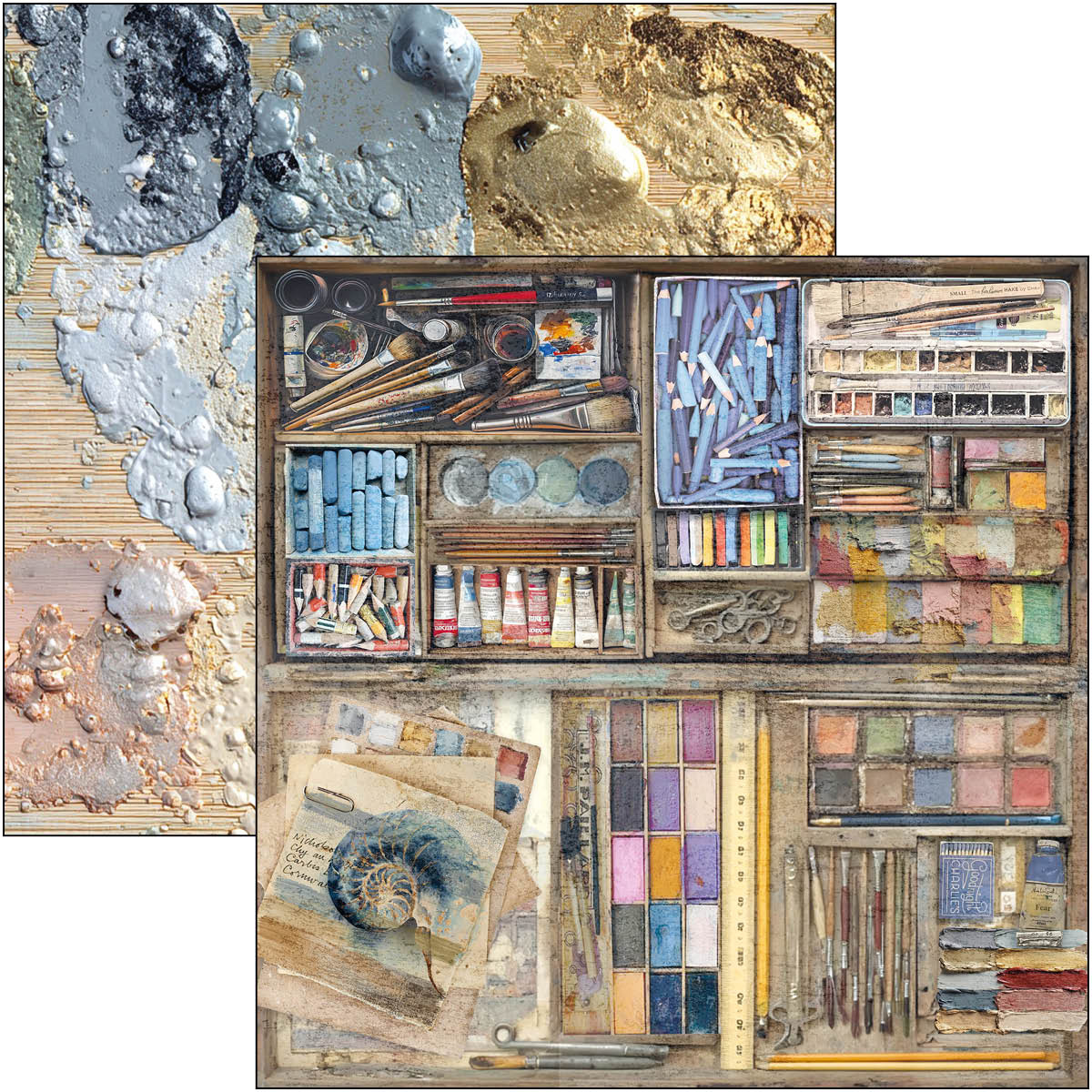 Ciao Bella An Artist Journey 12x12 Inch Patterns Pad (8pcs)