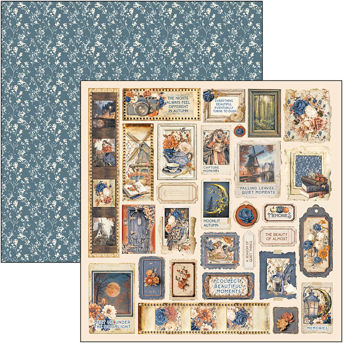 Ciao Bella Poetry 12x12 Inch Patterns Pad (8pcs)