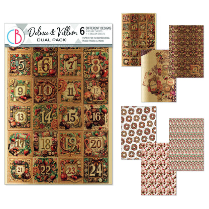 Ciao Bell The Chocolate Factory A4 Deluxe Paper Silver & Vellum Dual Pack Mixed (6pcs)