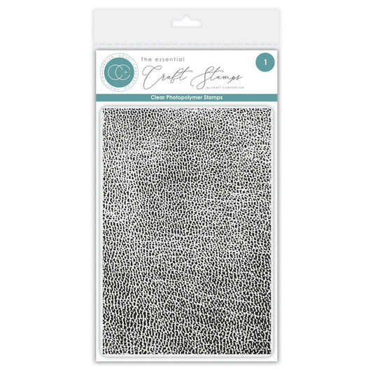 Craft Consortium Journalling & Mixed Media Phase 2 Clear Photopolymer Stamps Leather Texture