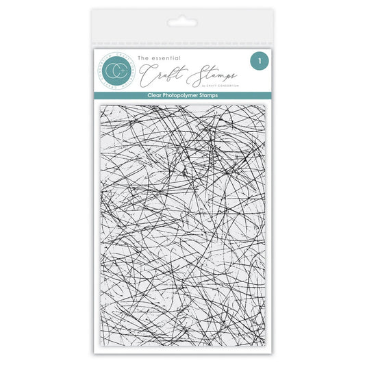 Craft Consortium Journalling & Mixed Media Phase 2 Clear Photopolymer Stamps Scribble