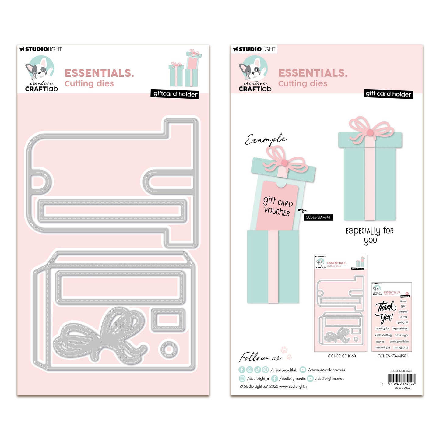 Creative Craftlab Essentials Cutting Die Giftcard Holder