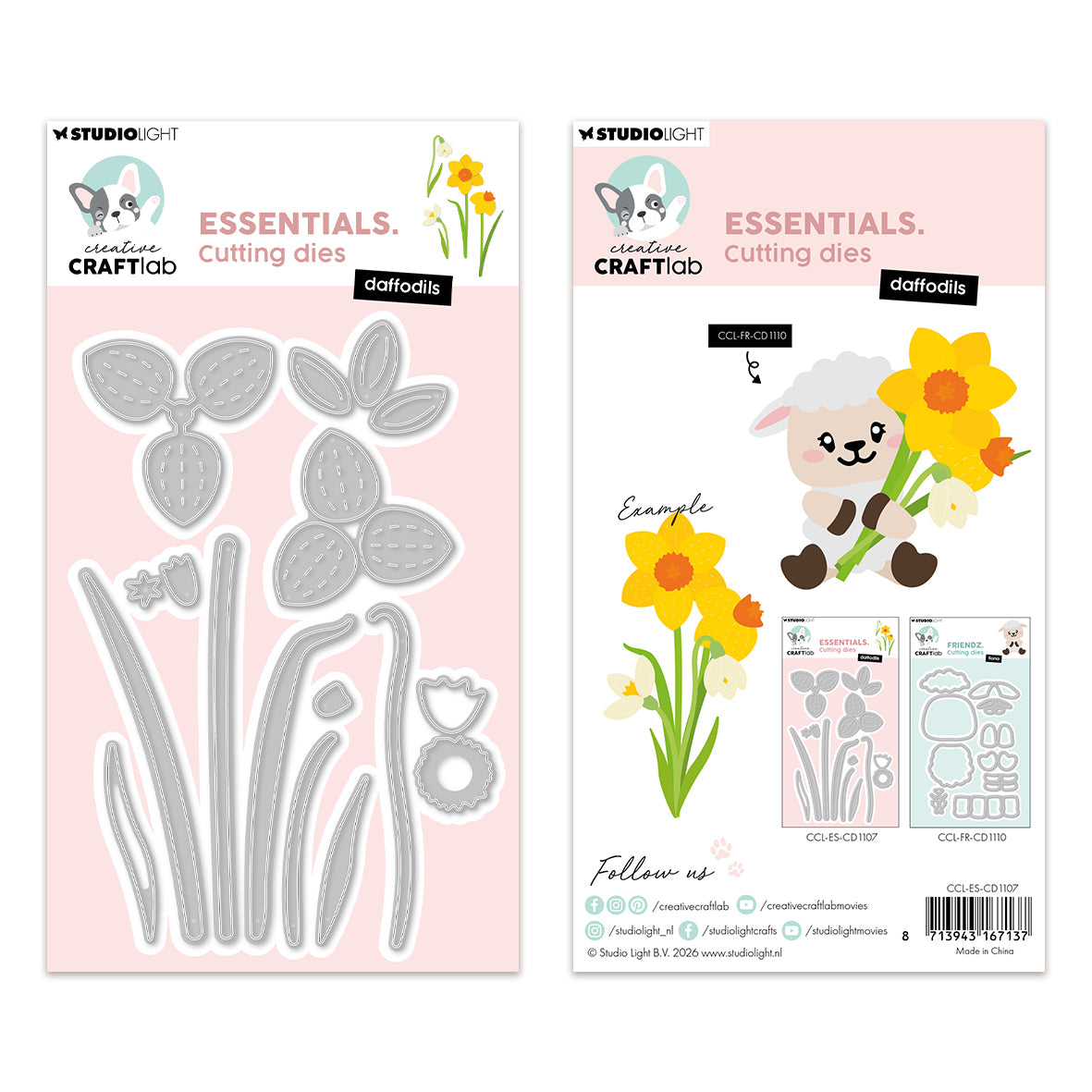 Creative Craftlab Cutting dies Daffodils Essentials