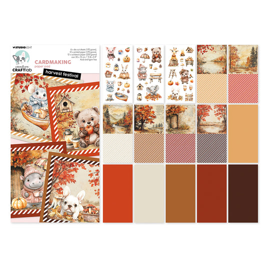 Studio Light CCL Card making pad Harvest festival Essentials