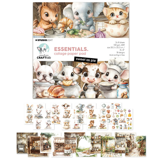 Creative Craftlab Essentials Collage Paper Pad Sweet as Pie