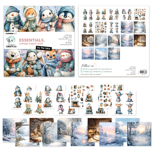 Studio Light CCL Collage Paper Pad By The Lake Essentials