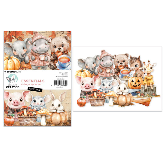 Creative Craftlab Essentials Collage Ephemera Fall In Love