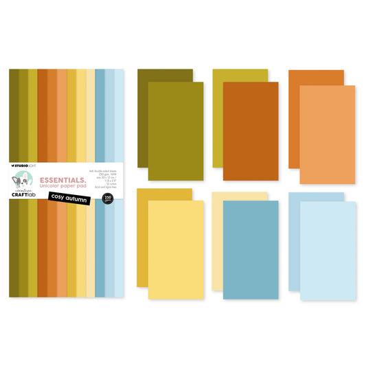 Creative Craftlab Essentials Unicolor Paper Pad Cosy Autumn