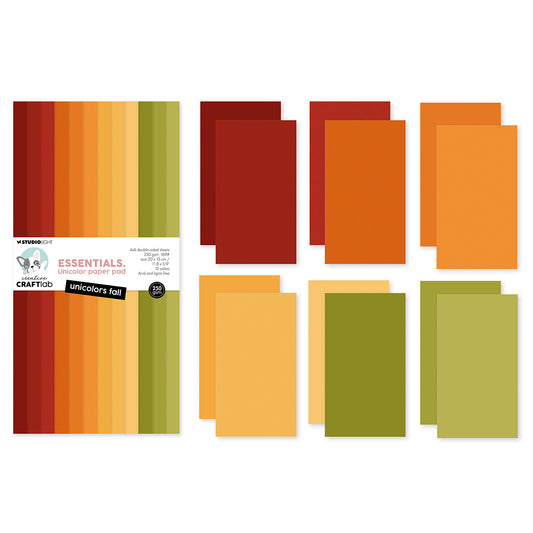 Studio Light CCL Uni paper pad Unicolors fall Essentials