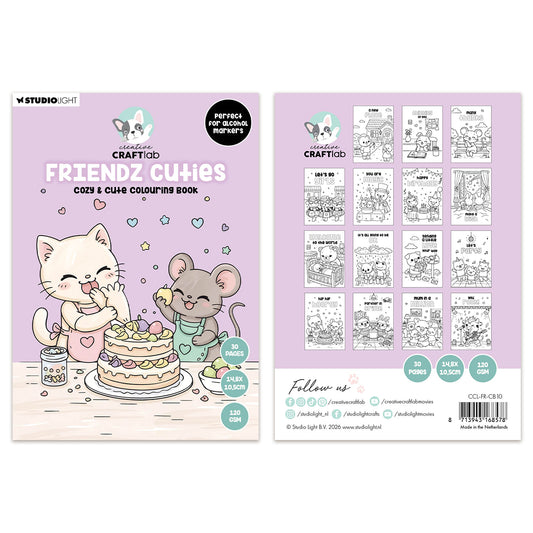 Studio Light CCL Coloring book Friendz cuties Friendz