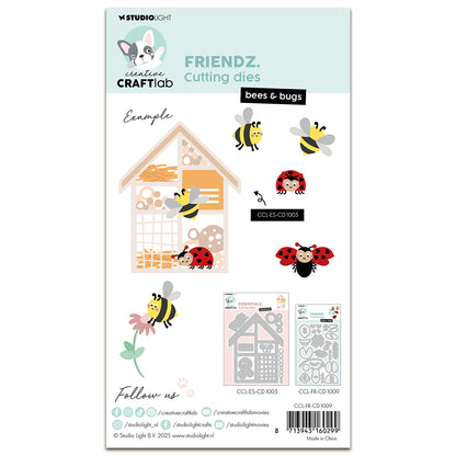 Creative Craftlab Friendz  Cutting Die - Bees & Bugs