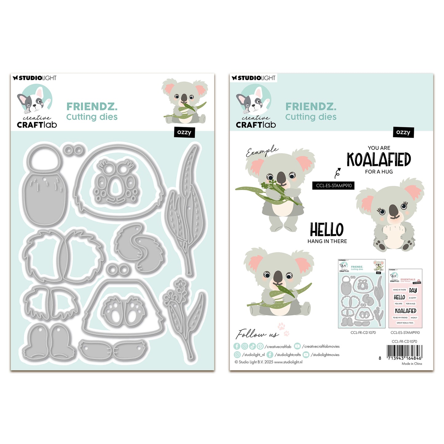 Creative Craftlab Essentials Cutting Die Ozzy Friendz