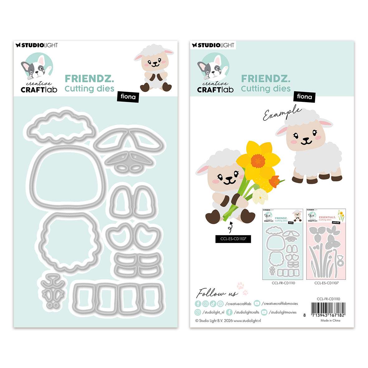 Creative Craftlab Cutting dies Fiona Friendz