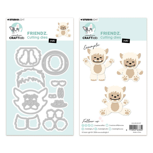 Studio Light Creative Craftlab Cutting Die Yuki Friendz
