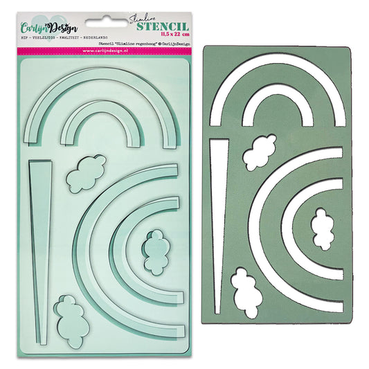 CarlijnDesign Stencil Slimline Rainbow