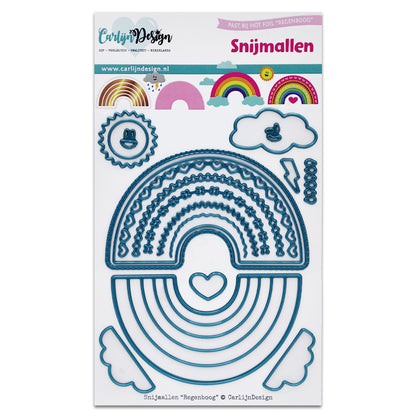 CarlijnDesign Cutting Dies Rainbow