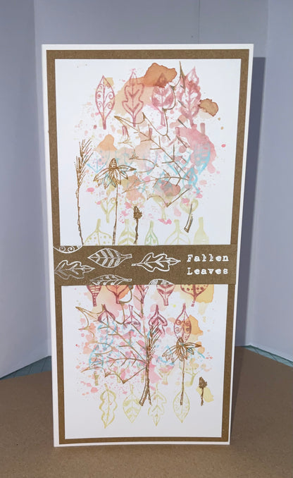 TP-823 - A7 Clear Stamp Set - Doodle leaves