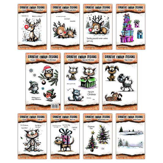 Creative Ember Designs Christmas 2025 Stamp Bundle