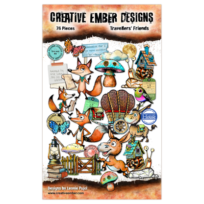 Creative Ember Designs Travellers' Friends - Ephemera Die-Cuts