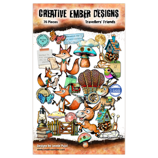 Creative Ember Designs Travellers' Friends - Ephemera Die-Cuts