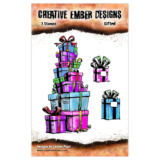 Creative Ember Designs Gifted - A7 Stamp Set