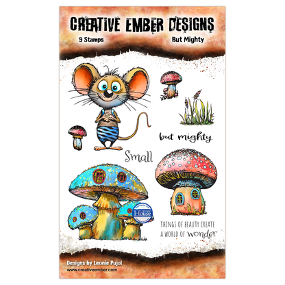 Creative Ember Designs But Mighty - A6 Stamp Set