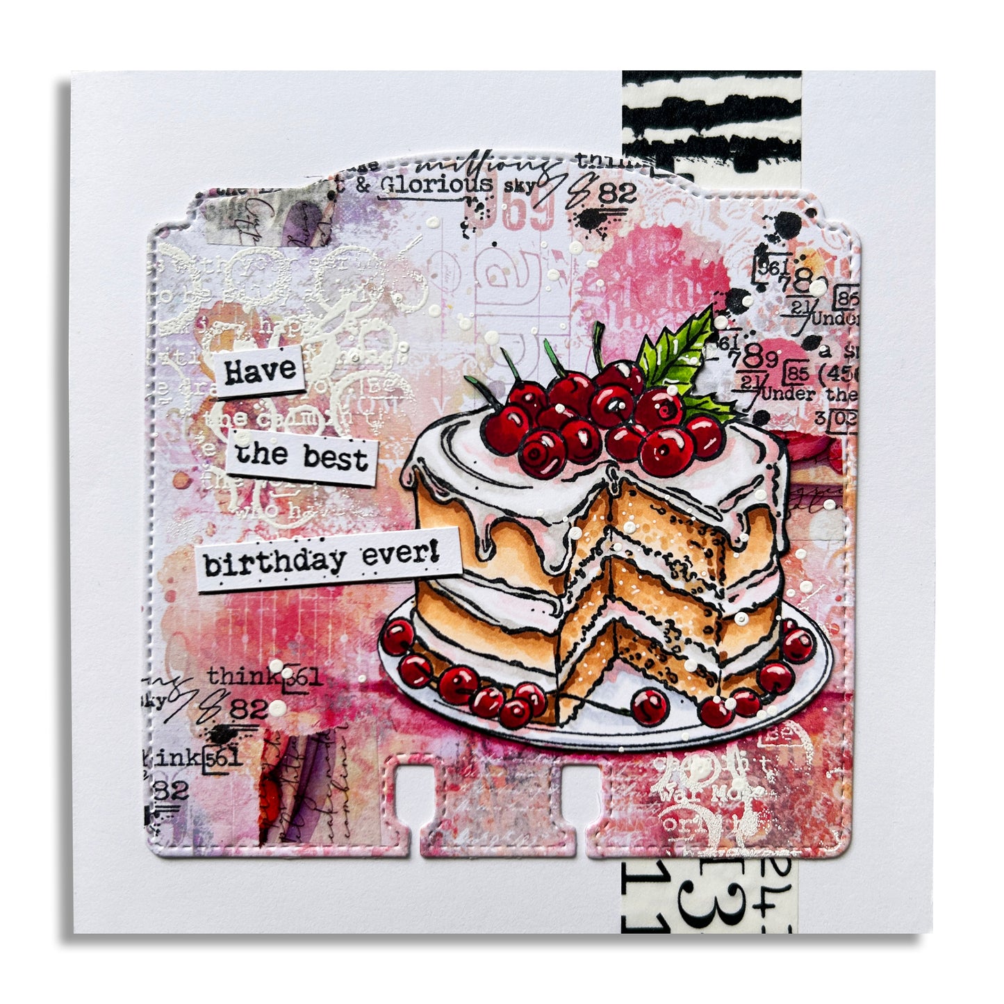 TP-1140 - A7 Stamp Set - Black Forest Hello