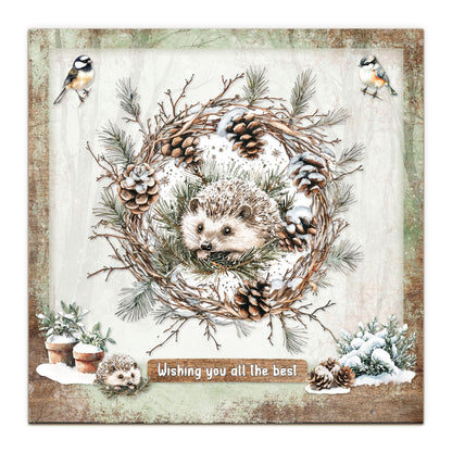 Studio Light Essentials Die-cut Designer Paper Pad Winter Woodland
