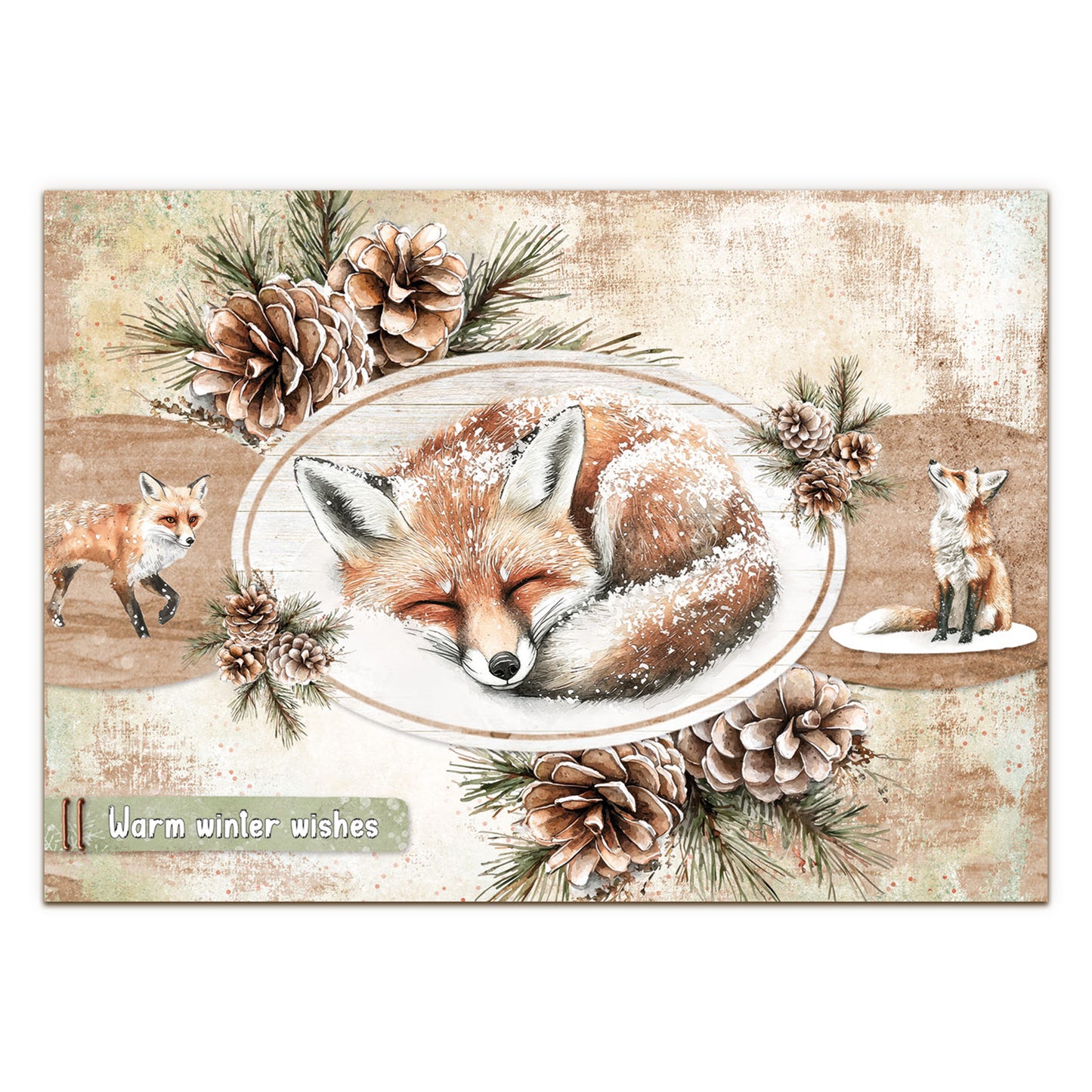 Studio Light Essentials Die-cut Designer Paper Pad Winter Woodland